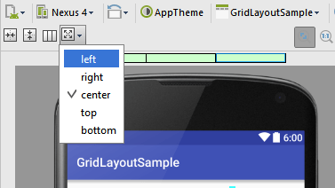 Android studio gridlayout gravity 1.4.png