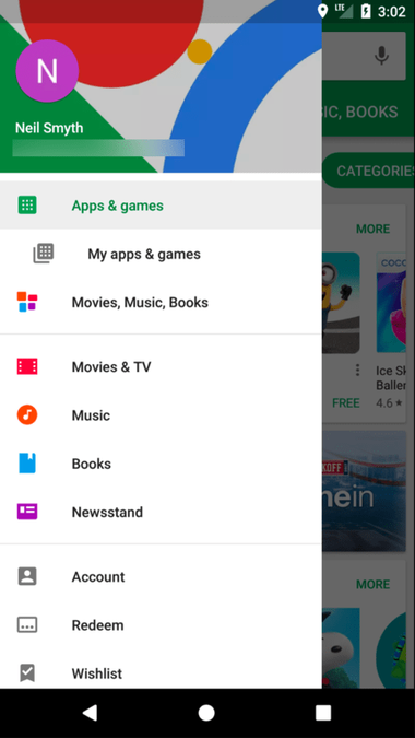 Implementing an Android Navigation Drawer - Techotopia