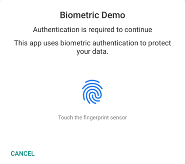 An Android Biometric Authentication Tutorial - Techotopia