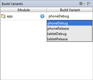 An Android Studio Gradle Build Variants Example - Techotopia