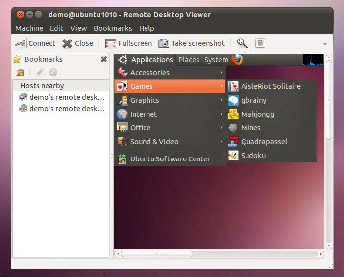 connect to ubuntu from microsoft remote desktop connection