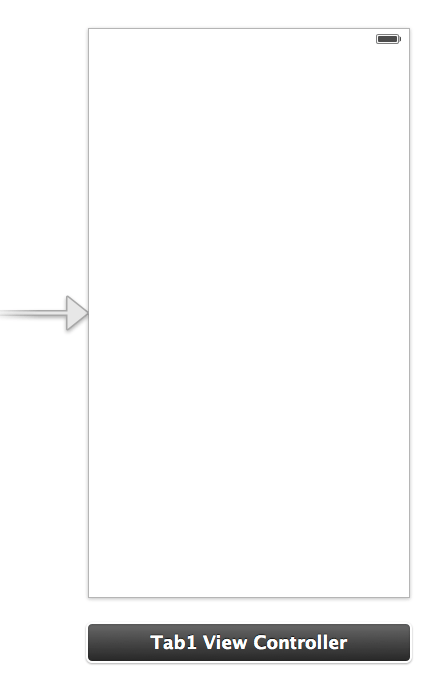 Ios 7 single tab view controller.png