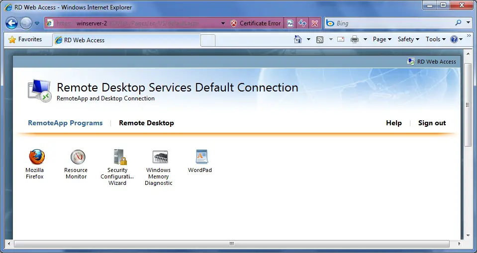 installing server 2016 remote desktop services