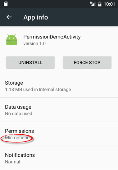 Making Runtime Permission Requests in Android  - Techotopia