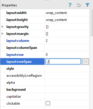 Using the Android GridLayout Manager in Android Studio Designer - Techotopia