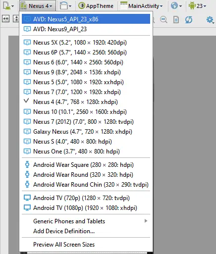 Android studio devices menu 1.4.png