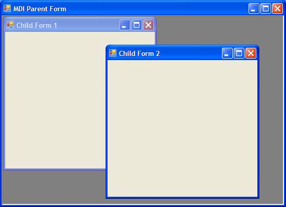 Visual Basic MDI Example