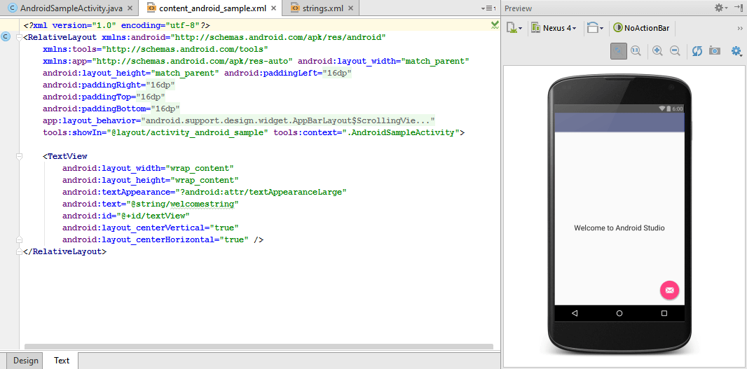 Creating an Example Android 6 App in Android Studio - Techotopia