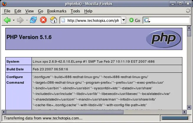 firefox php viewer