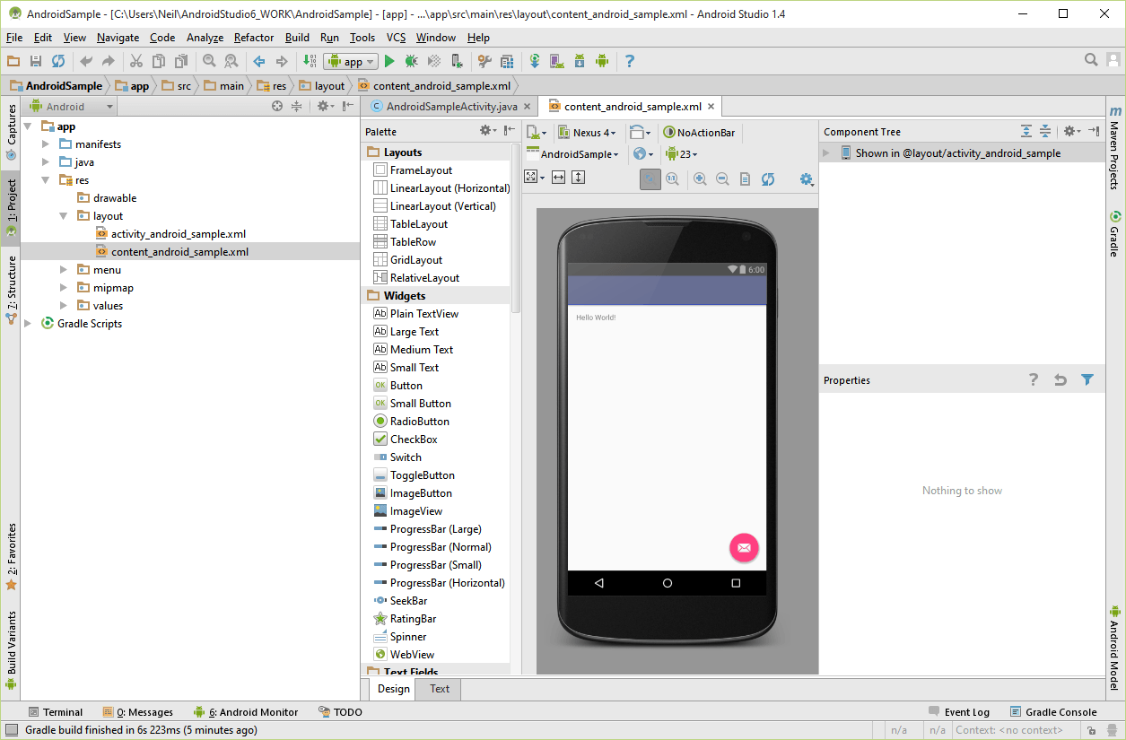 android studio app projects