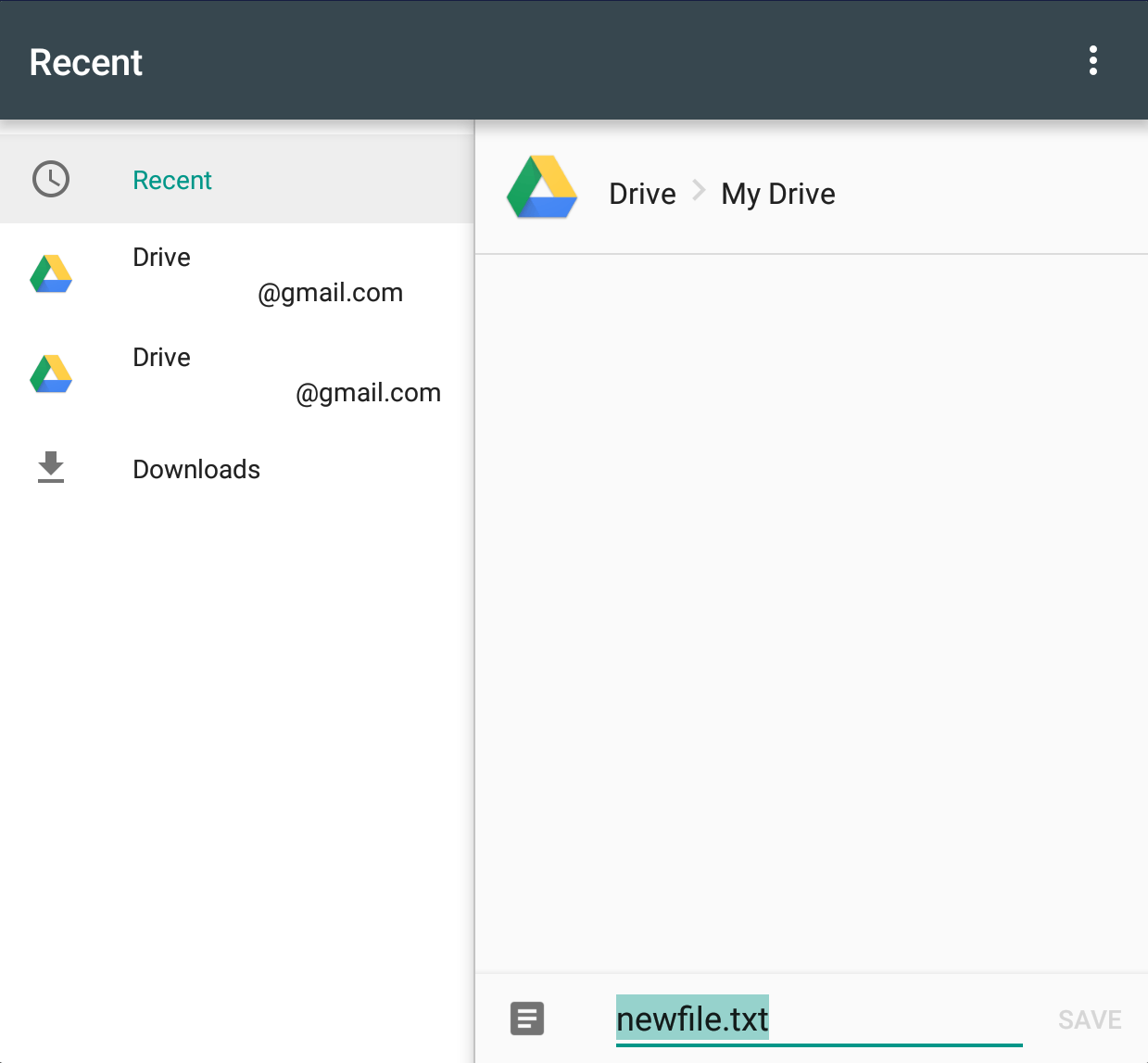 how to access google drive in android studio