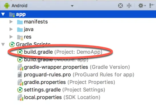 add task to library project android studio gradle