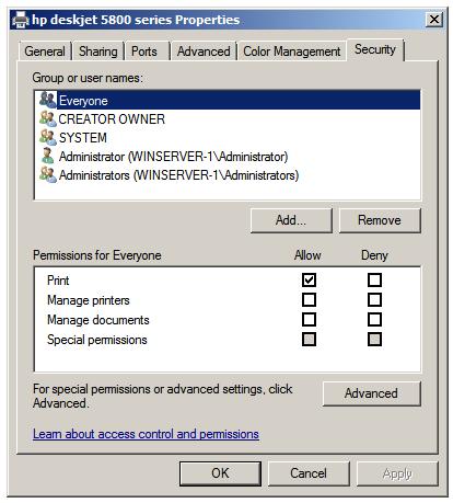 Managing Windows Server 08 Print Services Techotopia