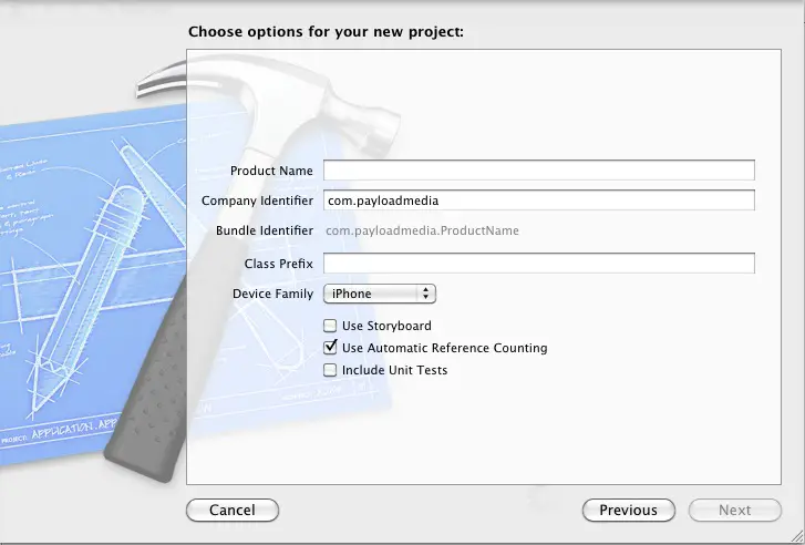 xcode build options